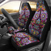 Universal Fit Polyester Fabric 3D Skull Car Seat Cover Set 010 - designfullprint