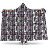 Goth Skulls Hooded Blanket