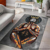 Black Pride Black King Powerful Intelligent Power Ambitious Rectangular Rug LN