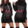 Smelting Skull Hoodie Dress - designfullprint