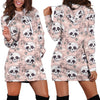 Floral Skull Hoodie Dress 002 - designfullprint