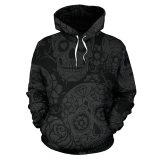 Skull Gift Dark Sugar Skull Hoodie