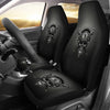 Universal-fit Polyester Fabric 3D Skull Car Seat Cover Set 011 - designfullprint