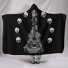 Guitar & Skulls Hooded Blanket