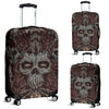 Skull 3D Art Luggage Cover 005 - designfullprint