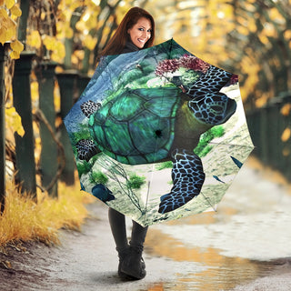 Sea Turtle Gift Ocean Turtle Umbrella NHD
