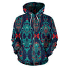 Skull Zip Hoodie - designfullprint