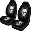 3D Skull Car Seat Covers 002 - designfullprint