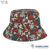 Skull Gift Skull Wine Bucket Hat LN