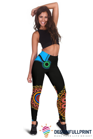 Aboriginal Leggings Blue Dream Legging HG