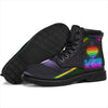 Pride LGBT Love Is Love Hexagon Neon LGBT All-Season Boots LGBT Boot HG