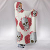Ultra Soft Wool 3D Skull Hooded Blanket 004 - designfullprint