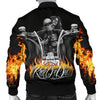 Ride or Die Mens Bomber Jacket - designfullprint