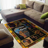 Black Pride Black Golden Area Rug Black Proud And Educated Black Pride