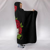 Skulls and Roses Hooded Blanket