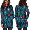 Skull Hoodies Dress - designfullprint