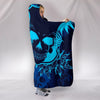 Ultra Soft Wool 3D Skull Hooded Blanket 003 - designfullprint
