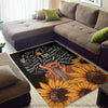 Black Pride Courageous Black Girl Rug LN Black And Proud 365 Black History Afro Proud