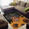 Black Pride Courageous Black Girl Rug LN Black And Proud 365 Black History Afro Proud