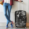 3D Skull Gothic Biker Luggage Cover 009 - designfullprint