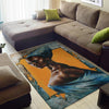 Black Pride African American History Black is Beautiful Area Rug Afro Proud