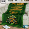 Irish Shop Wife to Husband Irish Trinity Blanket