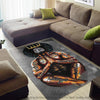 Black Pride Black King Powerful Intelligent Power Ambitious Rectangular Rug LN