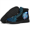 Blue Mandala And Flowers Boot Love Octopus All-Season Boots Octopus Boot HG