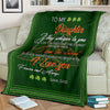 Irish Shop Gift For Dad Irish Dad to daughter Premium Fleece Blanket