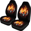 Dj Skull Car Seat Covers - designfullprint