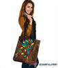 Autism Accept Understand Love Tote Bag HG Autism Gift
