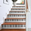 Gift For Piano Lover Piano Keys Stairs Stickers Set HG Christmas Decoration
