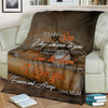 Gift For Mom Baseball Mom to Son Premium Fleece Blanket