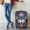 Washable Spandex Wolf Dreamcatcher Print Luggage Cover 003 - designfullprint
