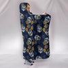 Ultra Soft Wool 3D Skull Hooded Blanket 007 - designfullprint