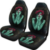 Universal Fit Polyester Fabric 3D Skull Car Seat Cover Set 008 - designfullprint