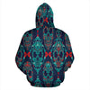 Skull Zip Hoodie - designfullprint