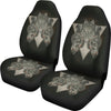 Wolf & Skulls Custom Car Seat Covers - designfullprint