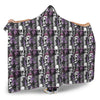 Goth Skulls Hooded Blanket