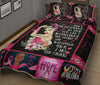 Pink Warrior Quilt Bed Set