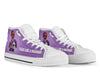 Fight Like A Warrior Melanin Purple Cancer Awareness Shoes