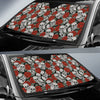 Red Rose Skulls Sun Shades -Universal Fit - designfullprint