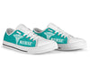 Gifts For Nurses Teal Nurse Medical Icons Low Top Shoes