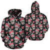 Red & Black Skull Hoodies - designfullprint