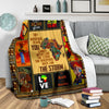 Black Pride Amazing African Culture Proud Black Girl Black Queen Black Women Blanket HG