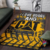 I Love Boobs And Caterpillar Rug LN Gifts For Cat Lovers