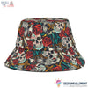 Skull Gift Skull Wine Bucket Hat LN