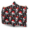Skull Gift Skull Santa Christmas Pattern Sherpa Blanket HG