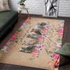 Owls And Flowers God Says You Are Rectangular Rug