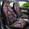 Universal Fit Polyester Fabric 3D Skull Car Seat Cover Set 010 - designfullprint